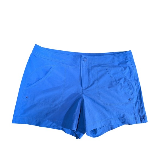 Athleta Pants - Athleta Blue Hiking Shorts Womens Size 10 Athletic Outdoor Activewear Casual